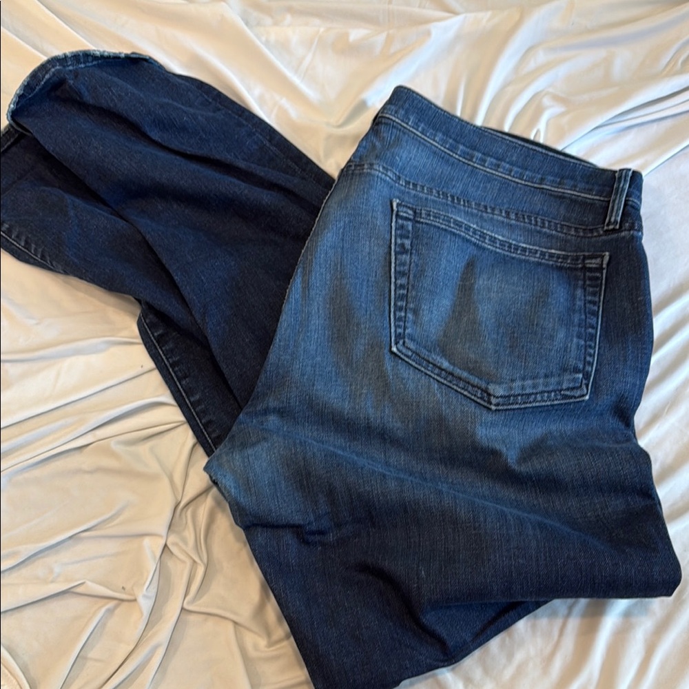 Frame Denim Blue Straight Leg Jeans Classic Style